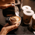 Coffee foam and syrup drawings tutorial